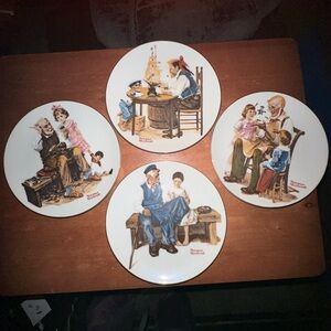 Vintage Norman Rockwell Collector Plates